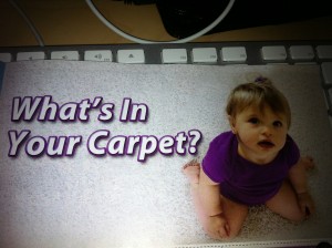 What's In Your Carpet (with picture of young
child)