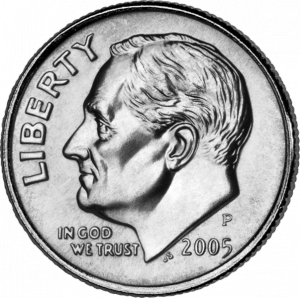 One
Mighty Dime. (Source:
WIkipedia)