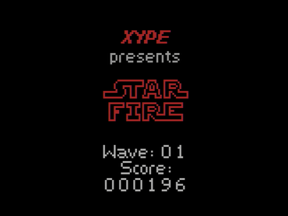 Star Fire Title Screen